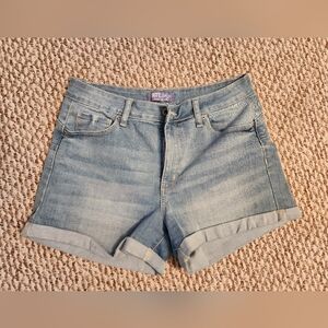 Light Blue Denim Shorts Wax Jean Butt I Love You